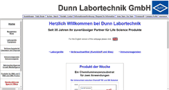 Desktop Screenshot of dunn-labortechnik.de