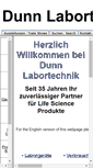 Mobile Screenshot of dunn-labortechnik.de